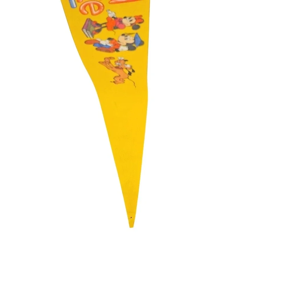 Disney Park Exclusive 1982 Grad Nite Pennant Banner Flag‎ Mickey Minnie Pluto